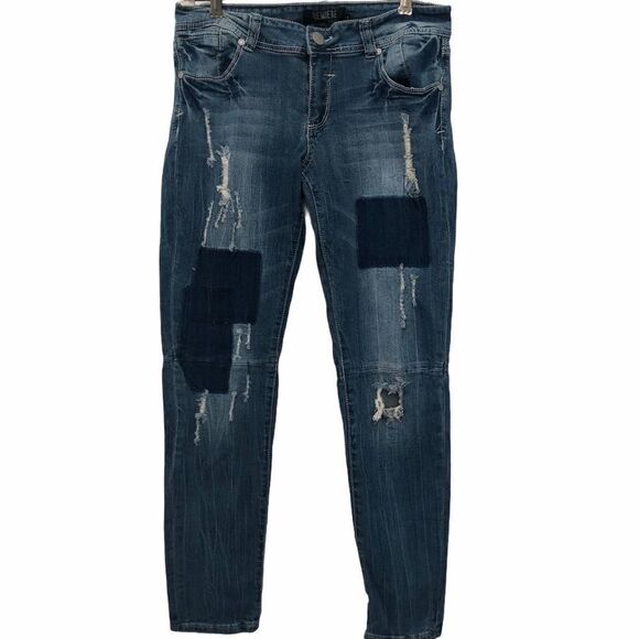 PREMIERE DENIM RUE21, Patched/Distressed S… - Picture 1 of 6